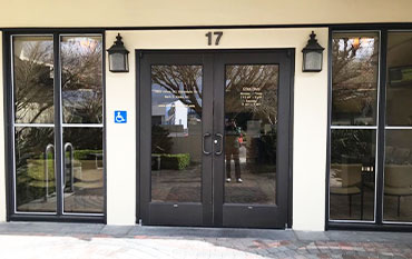 entrance of Back Pain, Neck Pain, & Headache Relief Center in Salinas