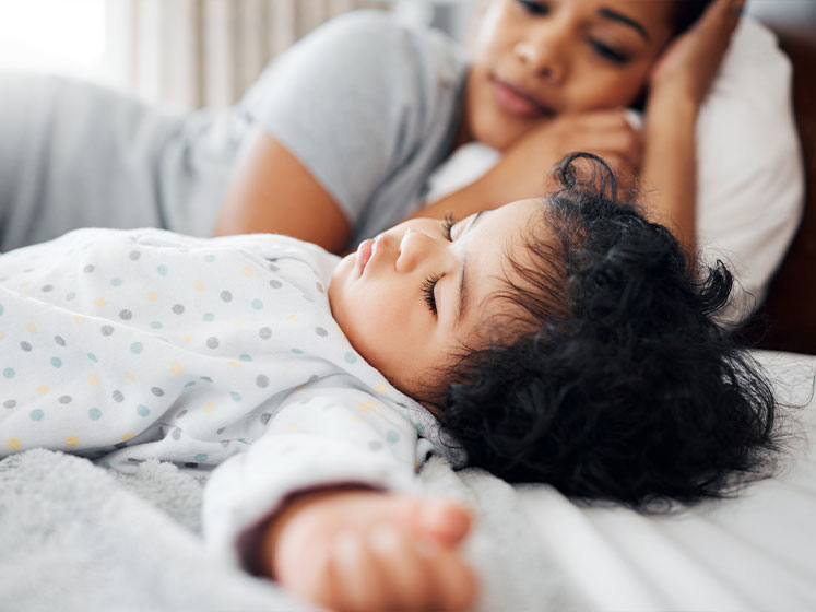 sleeping patient of pediatric chiropractic in Salinas